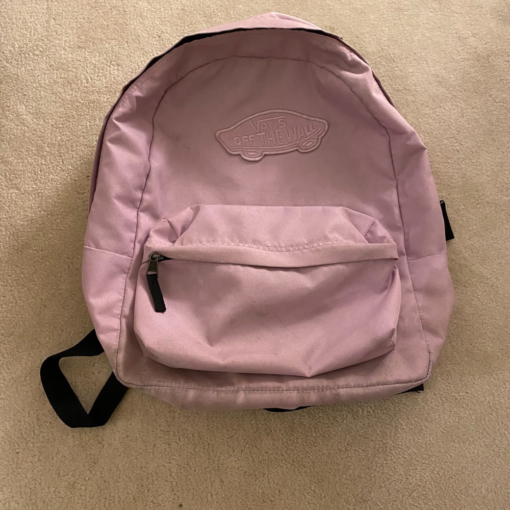 lavender vans school backpack